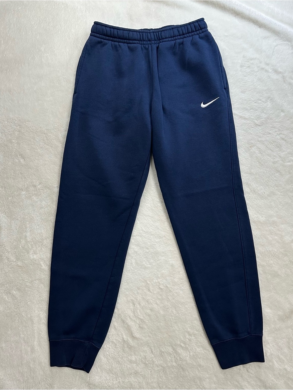 Nike Men’s Club Fleece Joggers Navy Blue Size Small - Excellent Condition